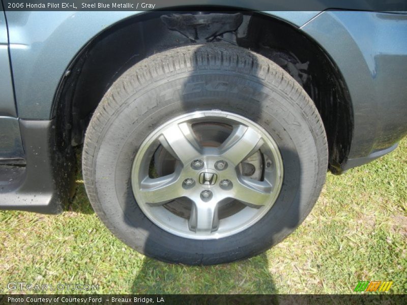 Steel Blue Metallic / Gray 2006 Honda Pilot EX-L