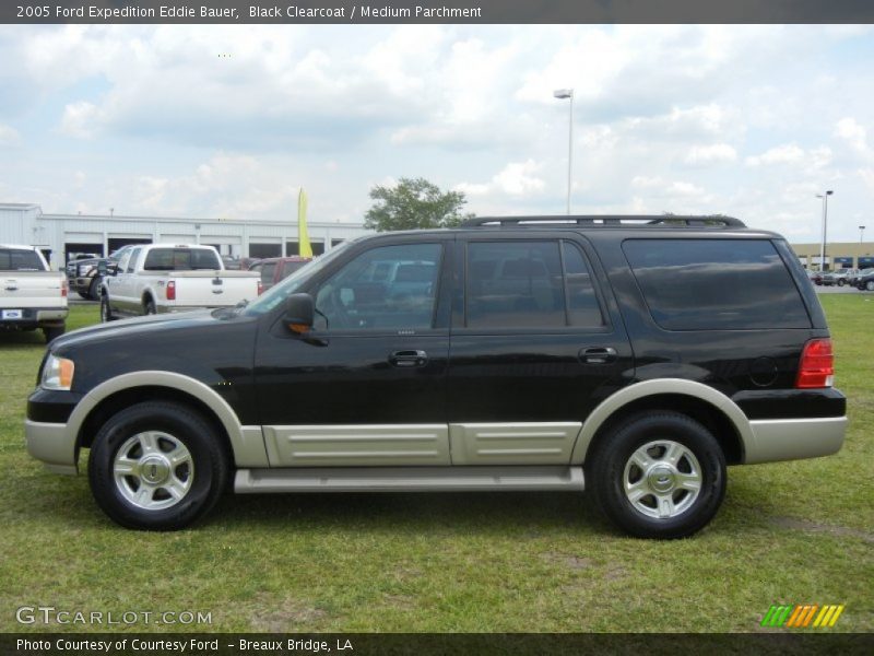 Black Clearcoat / Medium Parchment 2005 Ford Expedition Eddie Bauer