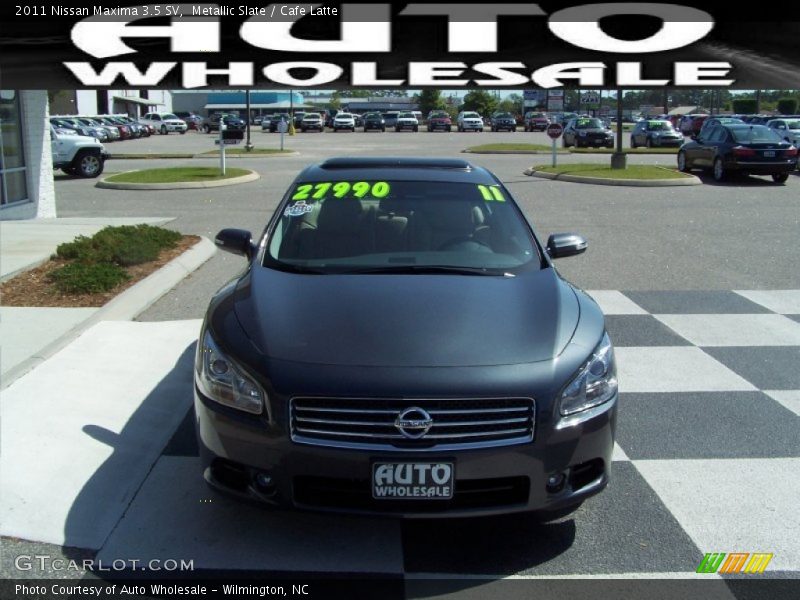 Metallic Slate / Cafe Latte 2011 Nissan Maxima 3.5 SV