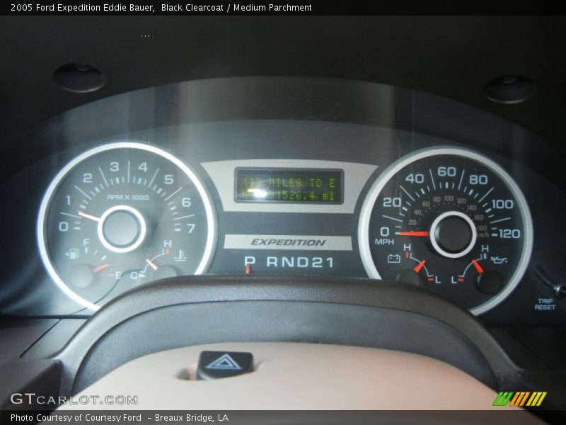 Black Clearcoat / Medium Parchment 2005 Ford Expedition Eddie Bauer