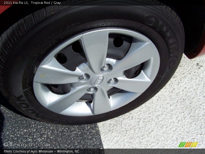 Tropical Red / Gray 2011 Kia Rio LX