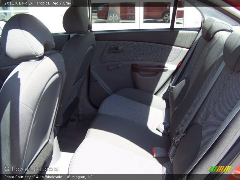 Tropical Red / Gray 2011 Kia Rio LX