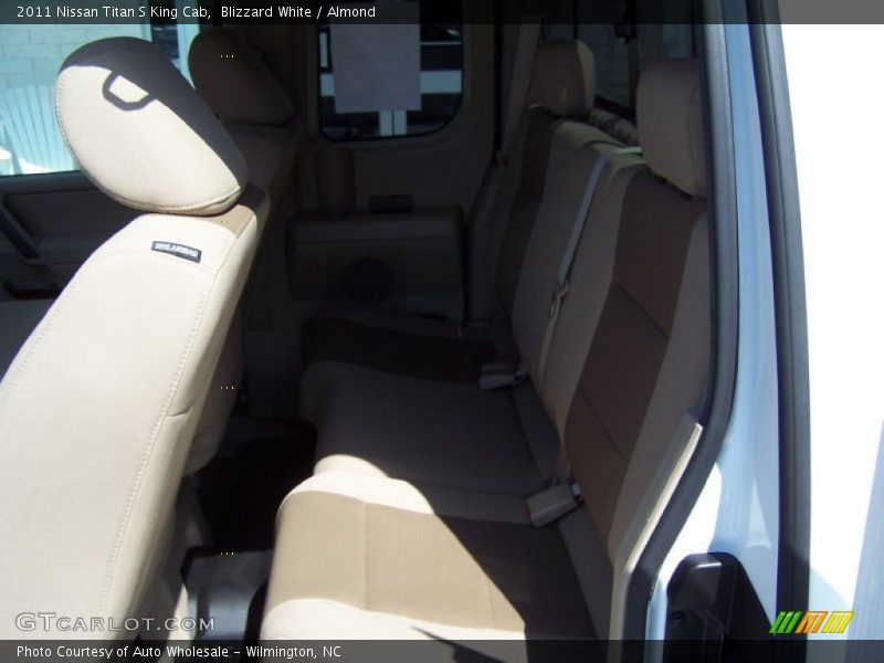 Blizzard White / Almond 2011 Nissan Titan S King Cab