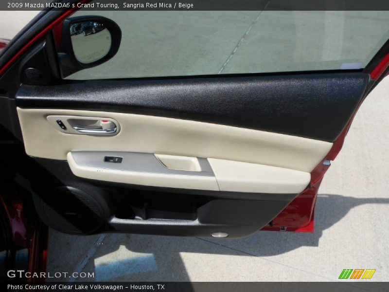 Sangria Red Mica / Beige 2009 Mazda MAZDA6 s Grand Touring