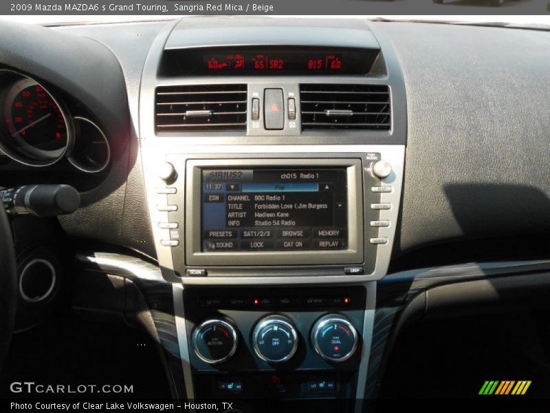 Sangria Red Mica / Beige 2009 Mazda MAZDA6 s Grand Touring