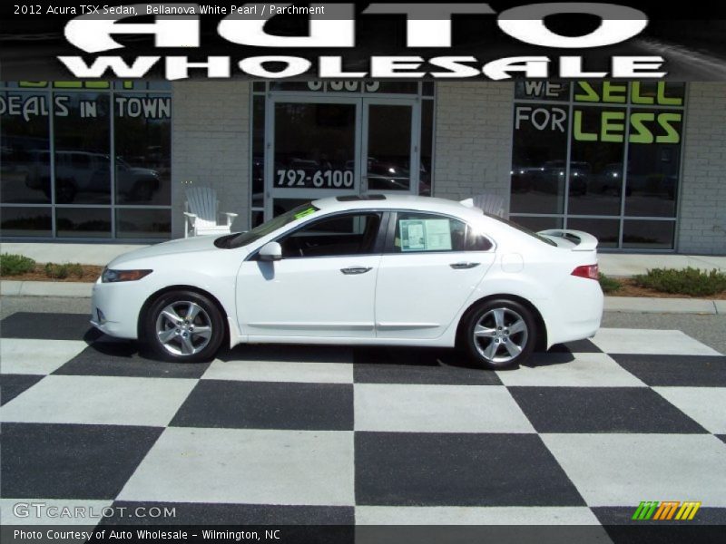 Bellanova White Pearl / Parchment 2012 Acura TSX Sedan
