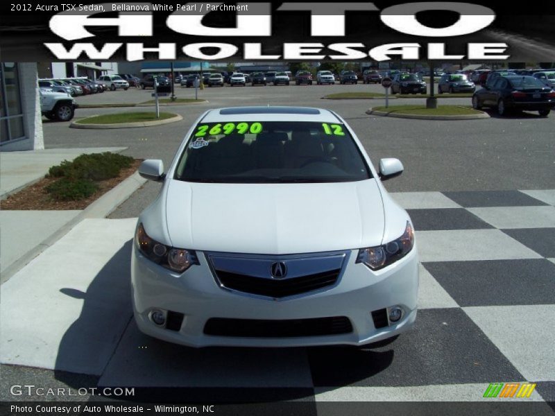 Bellanova White Pearl / Parchment 2012 Acura TSX Sedan