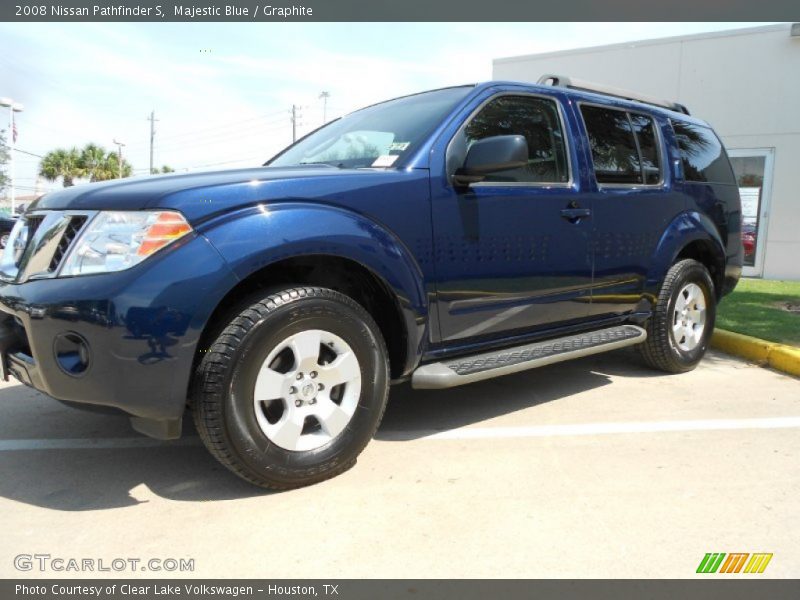 Majestic Blue / Graphite 2008 Nissan Pathfinder S