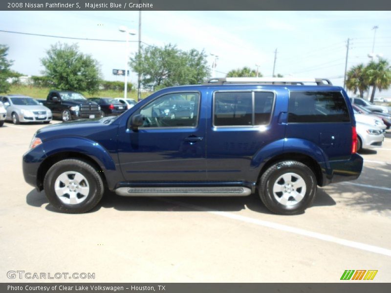 Majestic Blue / Graphite 2008 Nissan Pathfinder S
