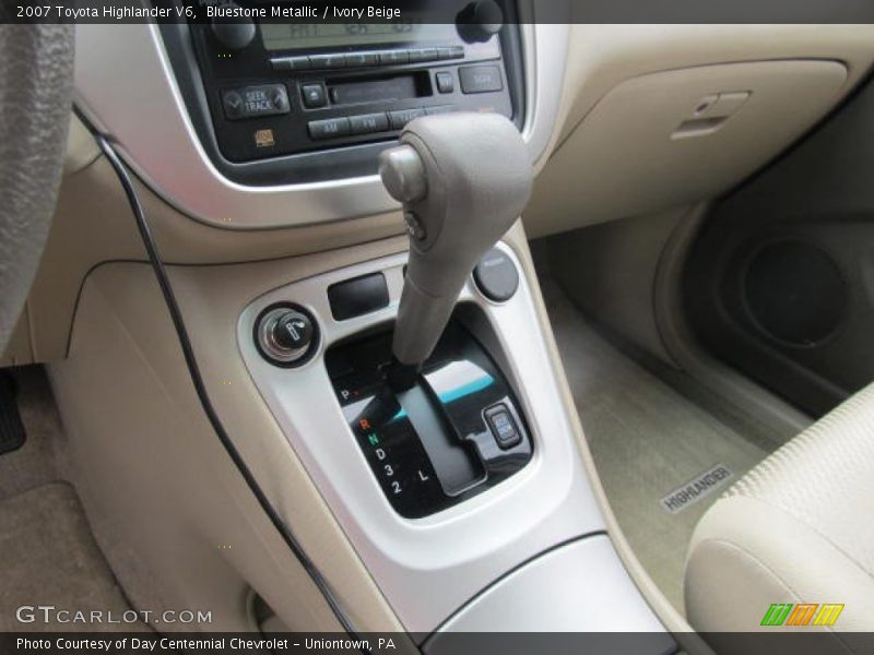 Bluestone Metallic / Ivory Beige 2007 Toyota Highlander V6