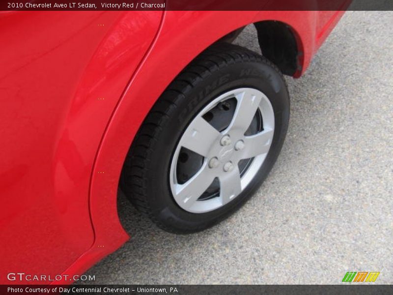 Victory Red / Charcoal 2010 Chevrolet Aveo LT Sedan