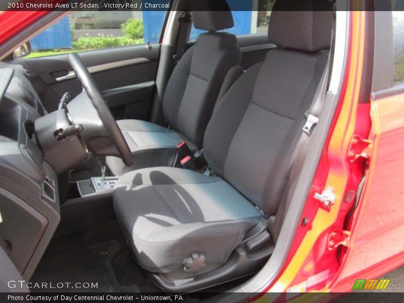 Victory Red / Charcoal 2010 Chevrolet Aveo LT Sedan