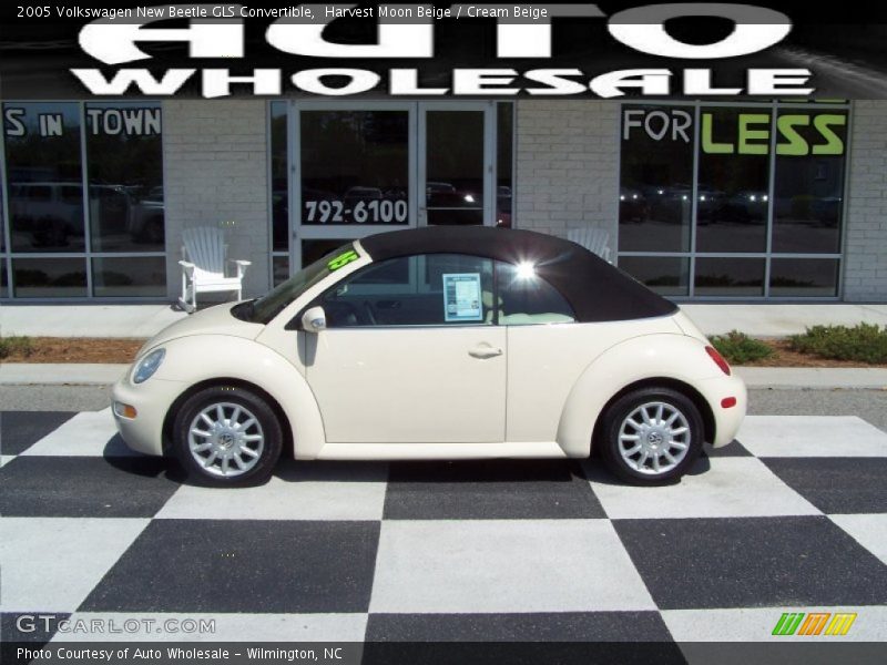 Harvest Moon Beige / Cream Beige 2005 Volkswagen New Beetle GLS Convertible