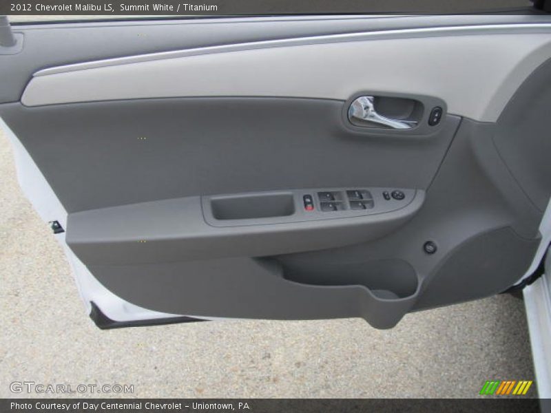 Summit White / Titanium 2012 Chevrolet Malibu LS