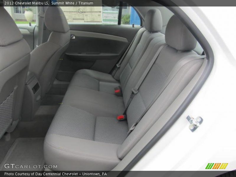 Summit White / Titanium 2012 Chevrolet Malibu LS