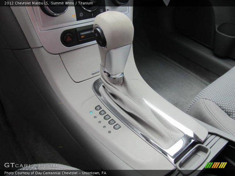 Summit White / Titanium 2012 Chevrolet Malibu LS