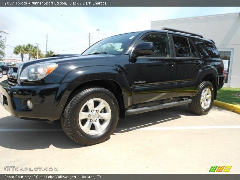 Black / Dark Charcoal 2007 Toyota 4Runner Sport Edition