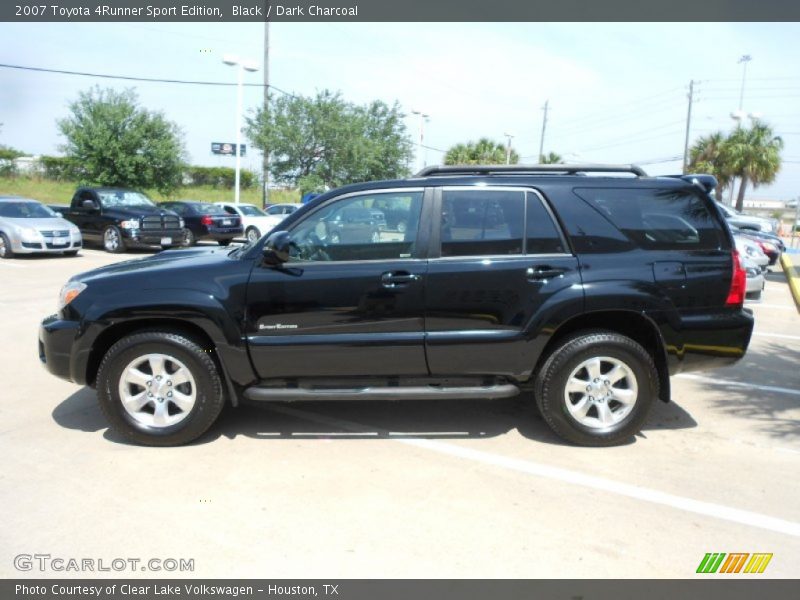 Black / Dark Charcoal 2007 Toyota 4Runner Sport Edition