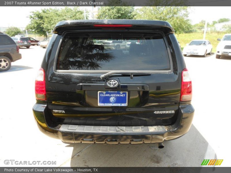 Black / Dark Charcoal 2007 Toyota 4Runner Sport Edition