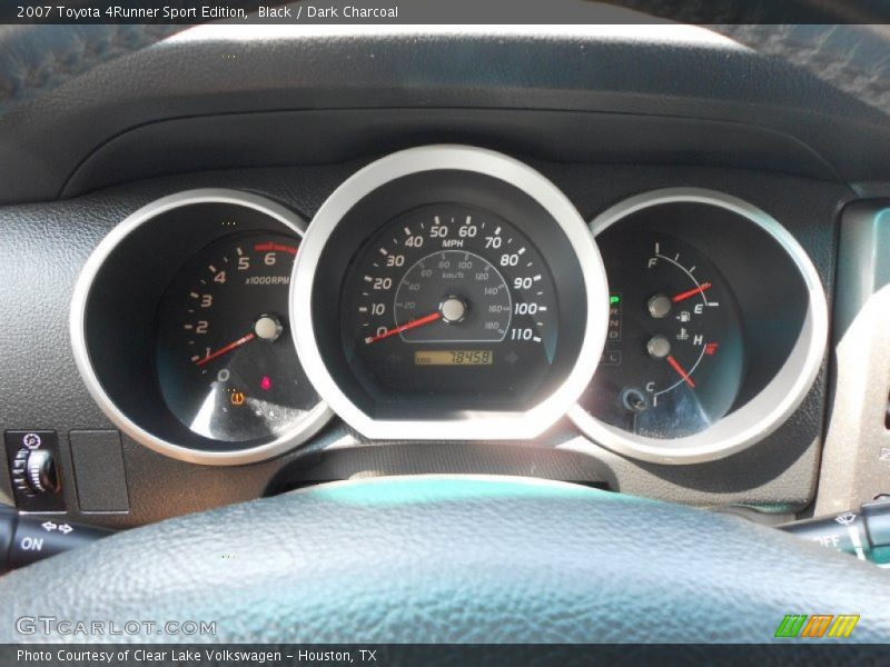 Black / Dark Charcoal 2007 Toyota 4Runner Sport Edition