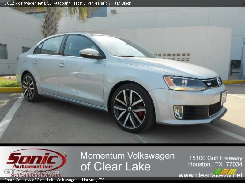 Frost Silver Metallic / Titan Black 2012 Volkswagen Jetta GLI Autobahn