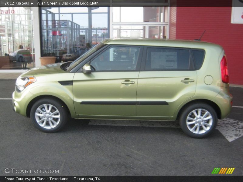 Alien Green / Black Soul Logo Cloth 2012 Kia Soul +
