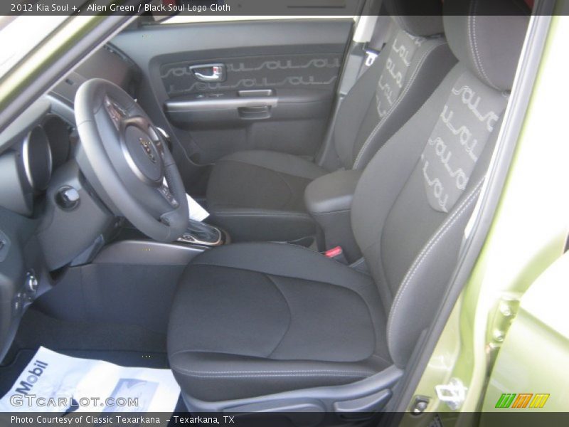 Alien Green / Black Soul Logo Cloth 2012 Kia Soul +