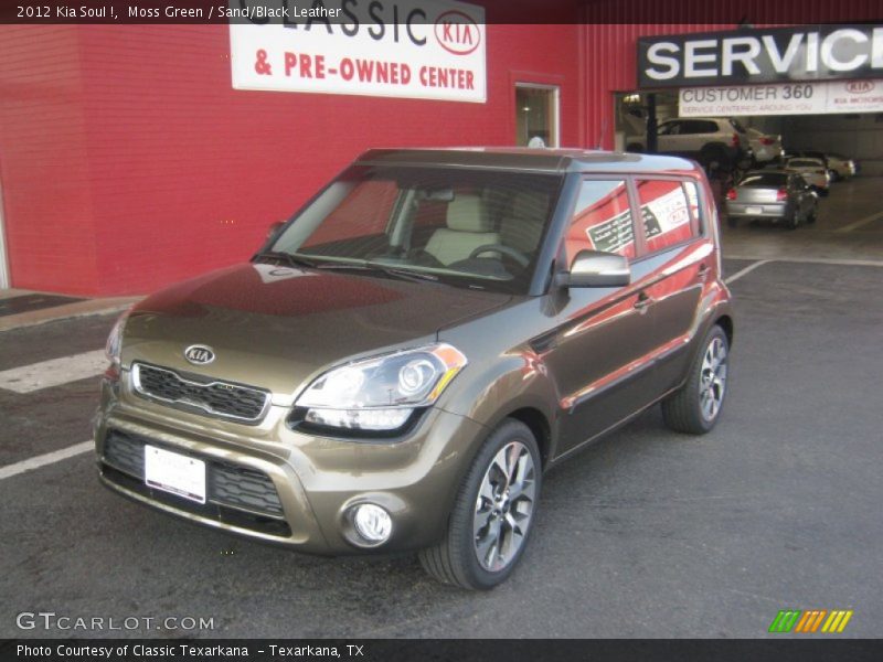 Moss Green / Sand/Black Leather 2012 Kia Soul !