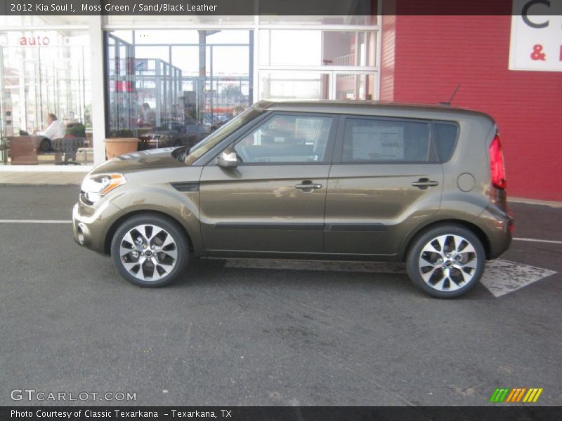 Moss Green / Sand/Black Leather 2012 Kia Soul !