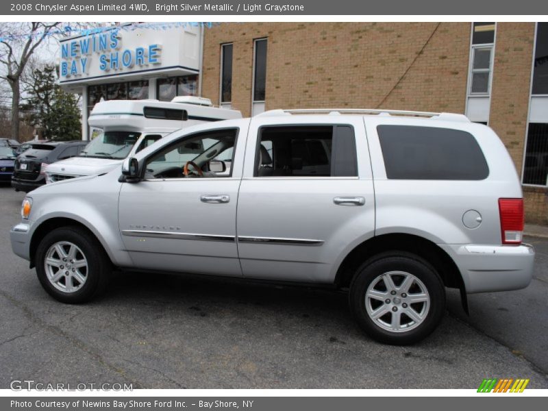 Bright Silver Metallic / Light Graystone 2008 Chrysler Aspen Limited 4WD