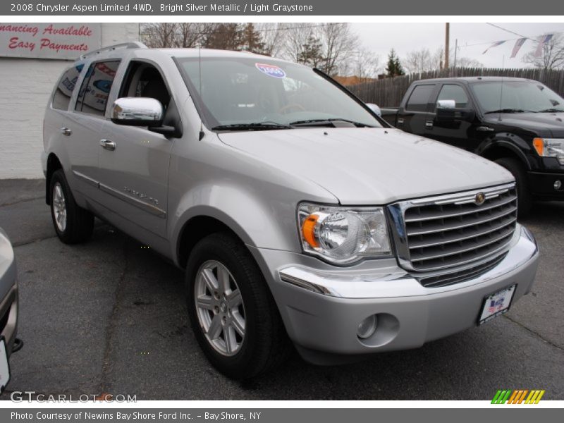 Bright Silver Metallic / Light Graystone 2008 Chrysler Aspen Limited 4WD
