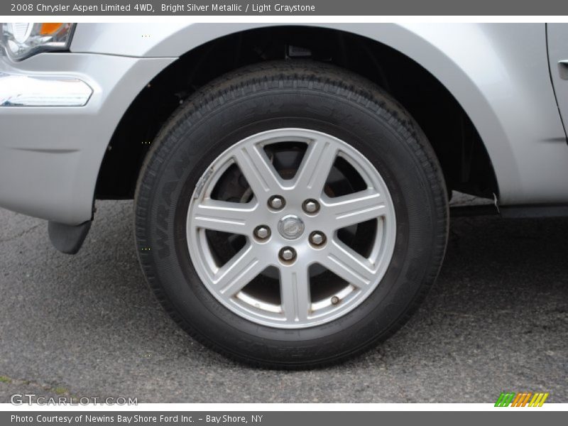 Bright Silver Metallic / Light Graystone 2008 Chrysler Aspen Limited 4WD