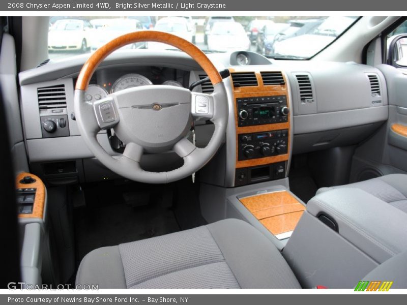 Bright Silver Metallic / Light Graystone 2008 Chrysler Aspen Limited 4WD