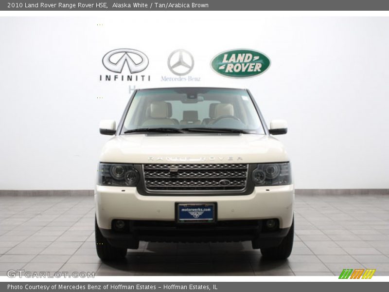 Alaska White / Tan/Arabica Brown 2010 Land Rover Range Rover HSE