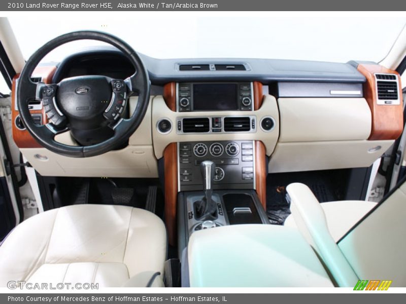 Alaska White / Tan/Arabica Brown 2010 Land Rover Range Rover HSE
