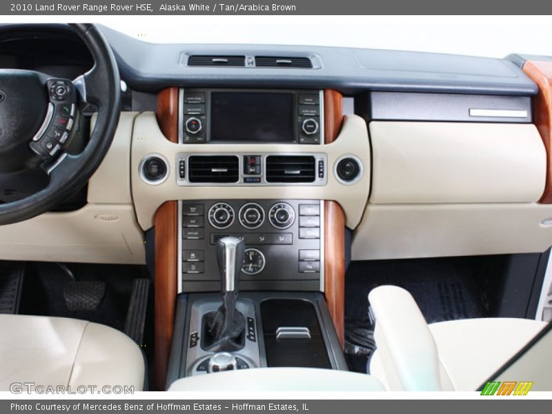 Alaska White / Tan/Arabica Brown 2010 Land Rover Range Rover HSE