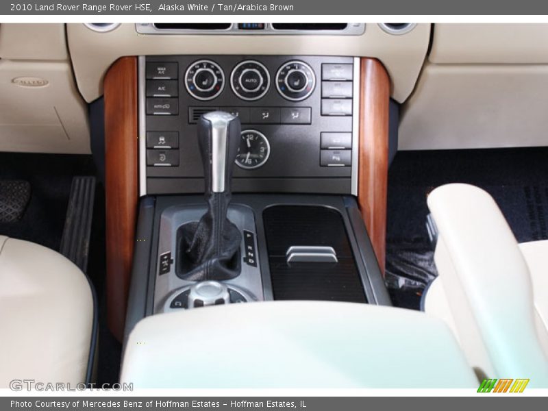 Alaska White / Tan/Arabica Brown 2010 Land Rover Range Rover HSE