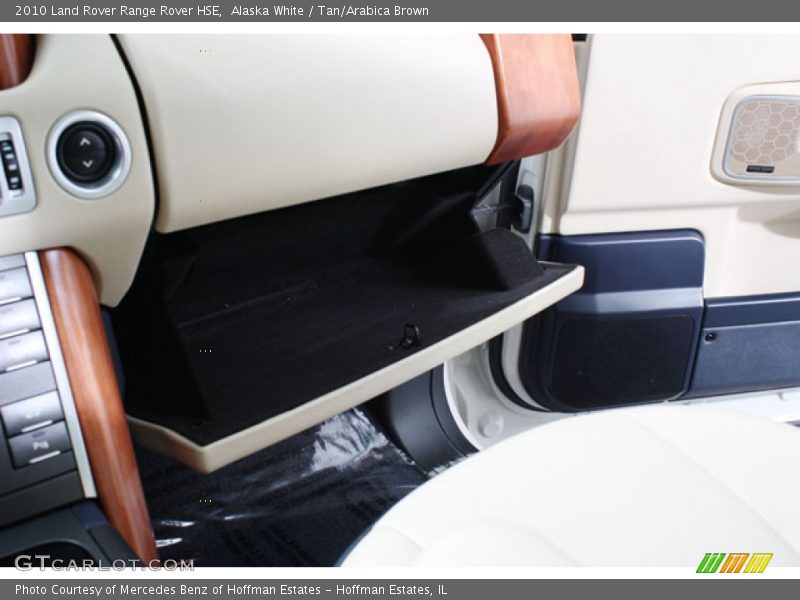 Alaska White / Tan/Arabica Brown 2010 Land Rover Range Rover HSE