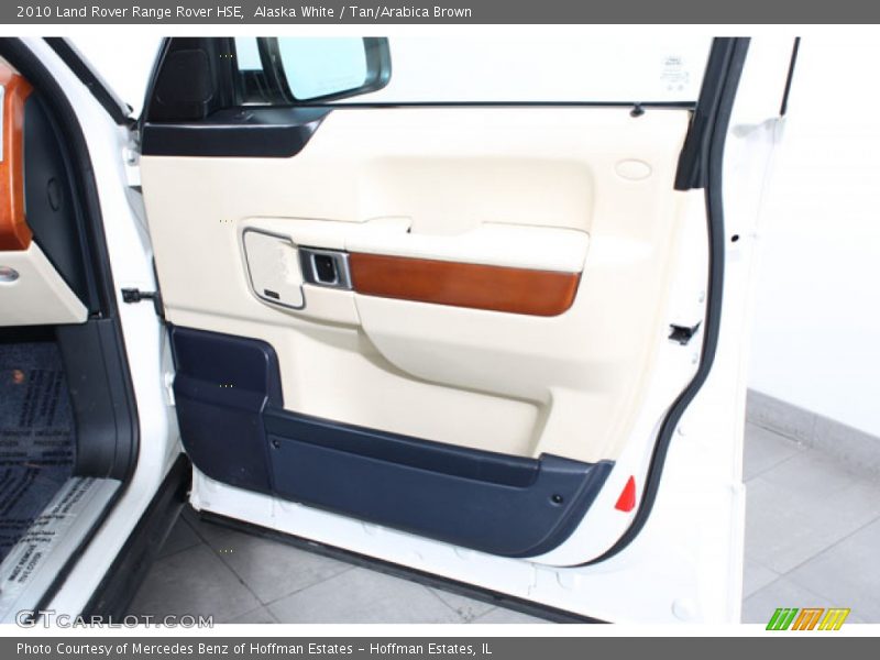Alaska White / Tan/Arabica Brown 2010 Land Rover Range Rover HSE