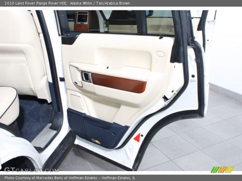 Alaska White / Tan/Arabica Brown 2010 Land Rover Range Rover HSE