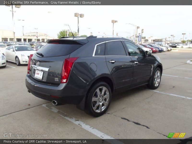 Gray Flannel Metallic / Ebony/Ebony 2012 Cadillac SRX Performance