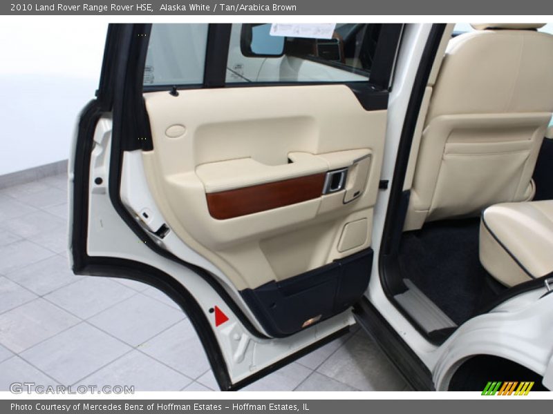 Alaska White / Tan/Arabica Brown 2010 Land Rover Range Rover HSE