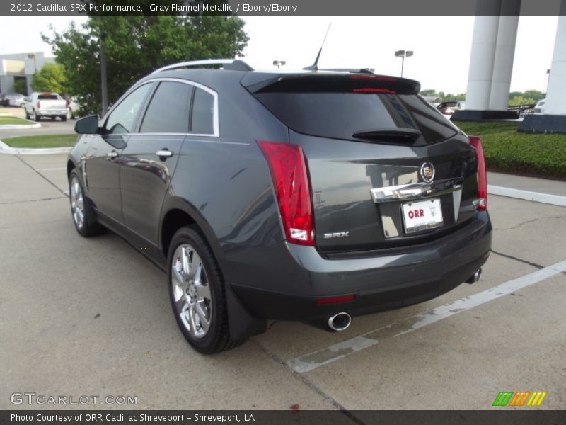 Gray Flannel Metallic / Ebony/Ebony 2012 Cadillac SRX Performance