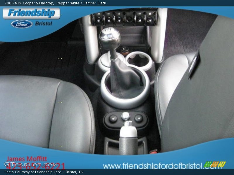 Pepper White / Panther Black 2006 Mini Cooper S Hardtop