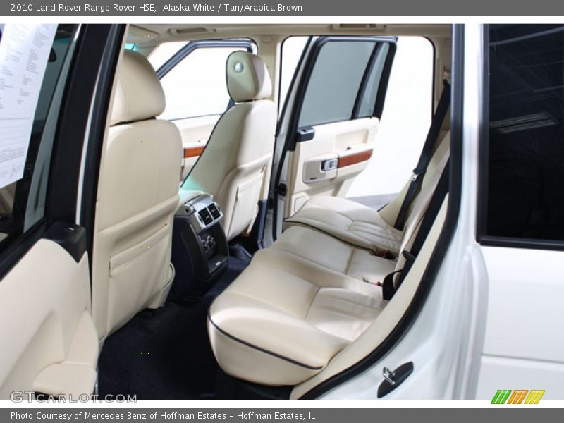 Alaska White / Tan/Arabica Brown 2010 Land Rover Range Rover HSE