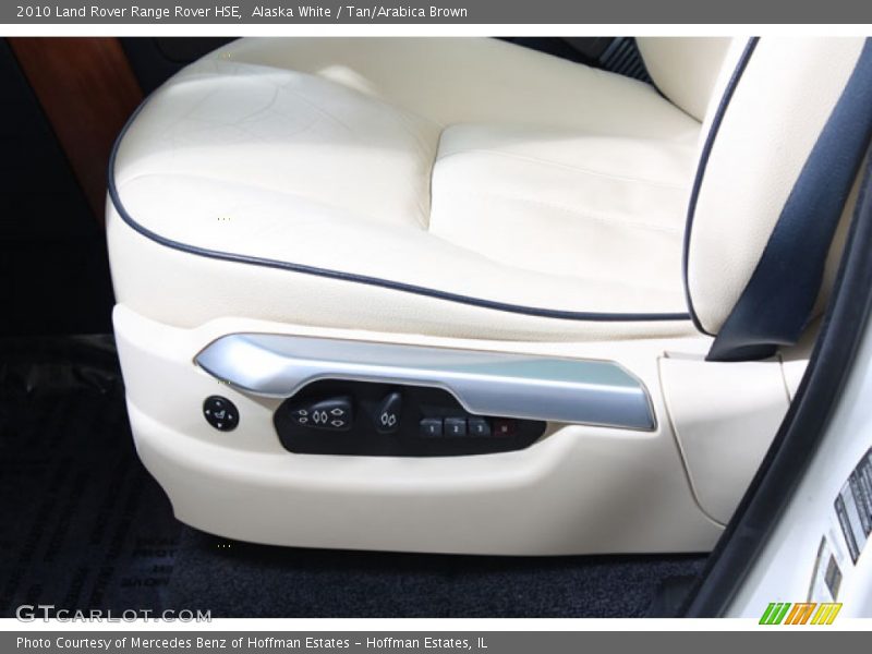 Alaska White / Tan/Arabica Brown 2010 Land Rover Range Rover HSE