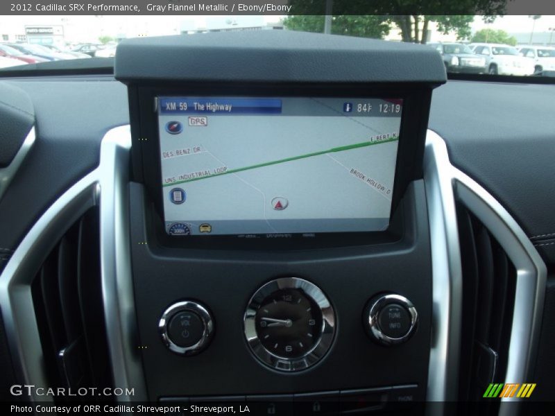 Gray Flannel Metallic / Ebony/Ebony 2012 Cadillac SRX Performance