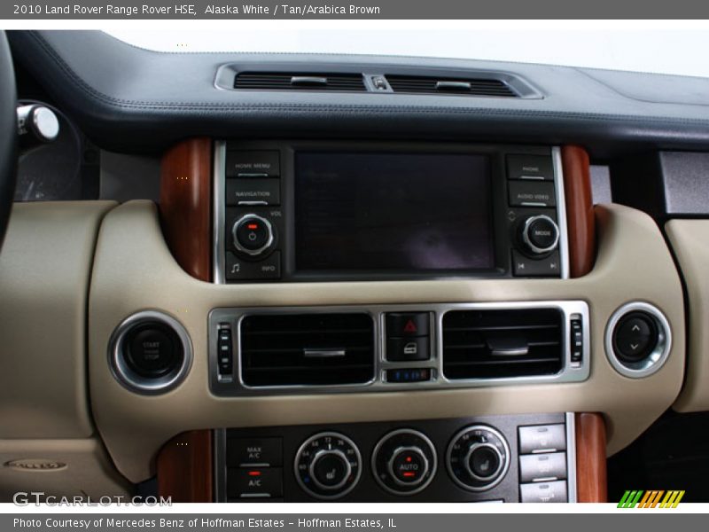 Alaska White / Tan/Arabica Brown 2010 Land Rover Range Rover HSE