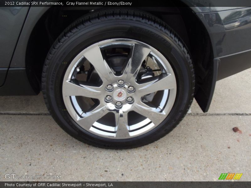 Gray Flannel Metallic / Ebony/Ebony 2012 Cadillac SRX Performance