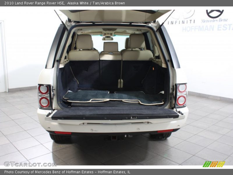 Alaska White / Tan/Arabica Brown 2010 Land Rover Range Rover HSE
